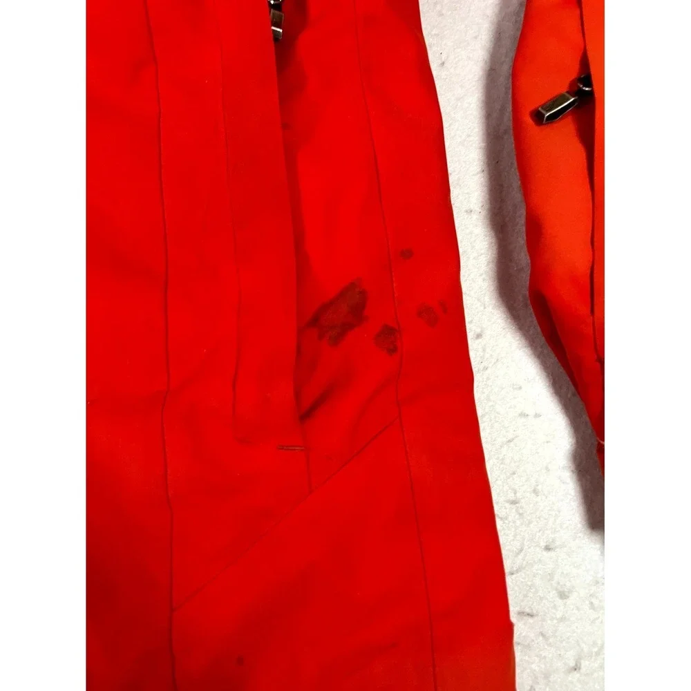 The North Face Hyvent Insulated Ski Jacket Mens XL Red Hiking Outdoor Full Zip